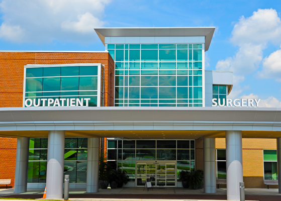 Entrance of Westfall Surgery Center